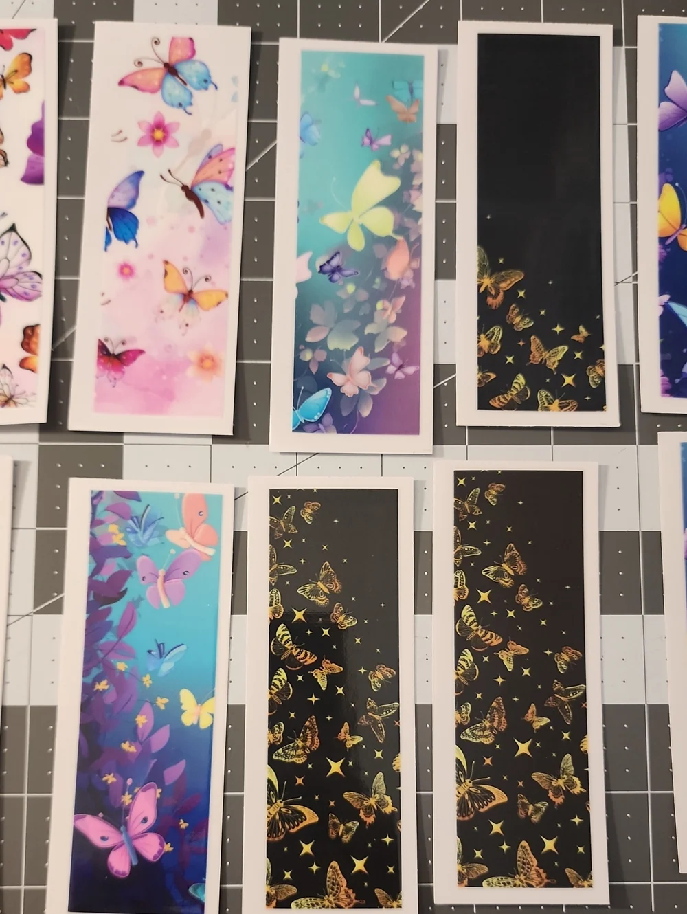 UVDTF Decorative Butterfly Pen or Bookmark wraps- Assorted Colors